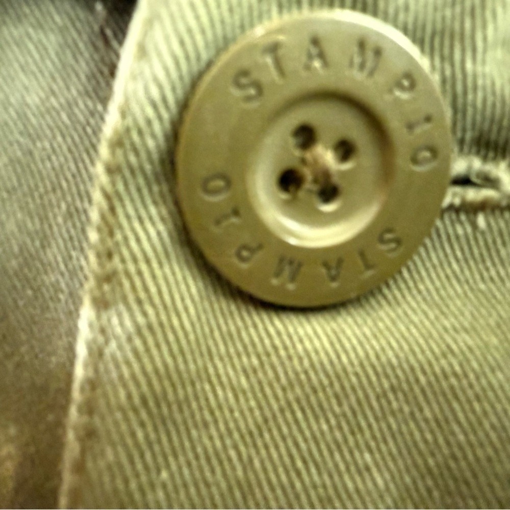 Authentic Stamp 10 Button Down Utility Jacket L/X… - image 7